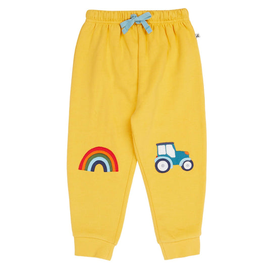 Frugi Character Joggers Bumblebee/Tractor
