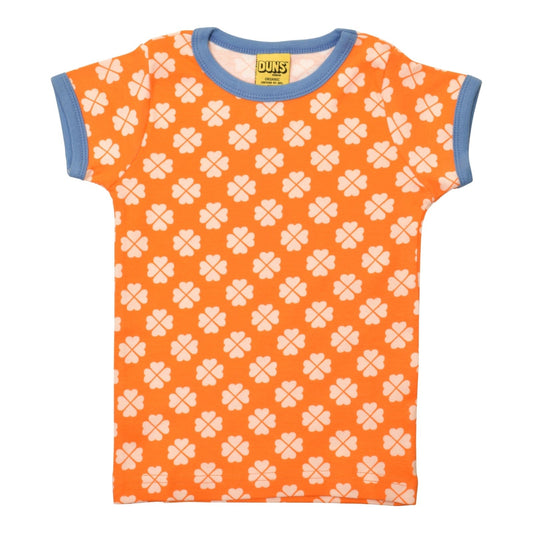 Clover Short Sleeve Shirt Vibrant Orange