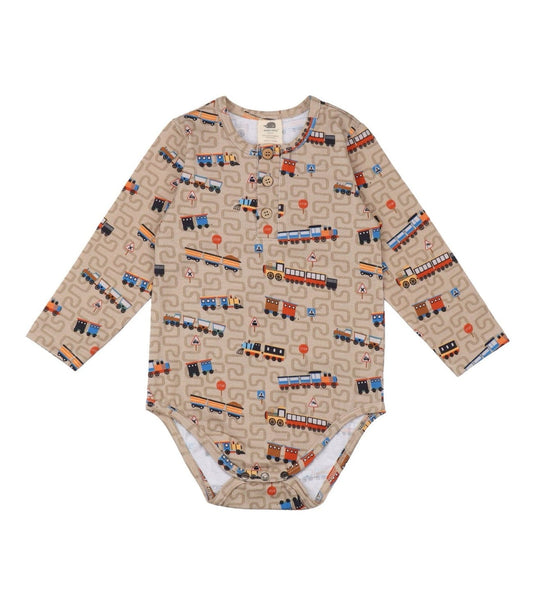 Tiny Trains Bodysuit [only 3-6 months left]