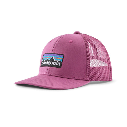 Kids' Trucker Hat P-6 Logo: Faded Magenta