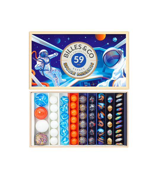 Space Mission Marbles Box - 59 Pieces