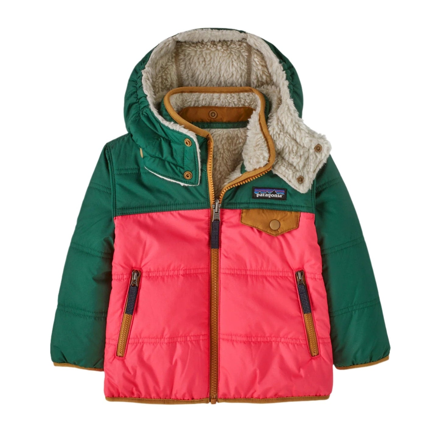 Patagonia Baby Reversible Tribbles Hoody Sierra Pink