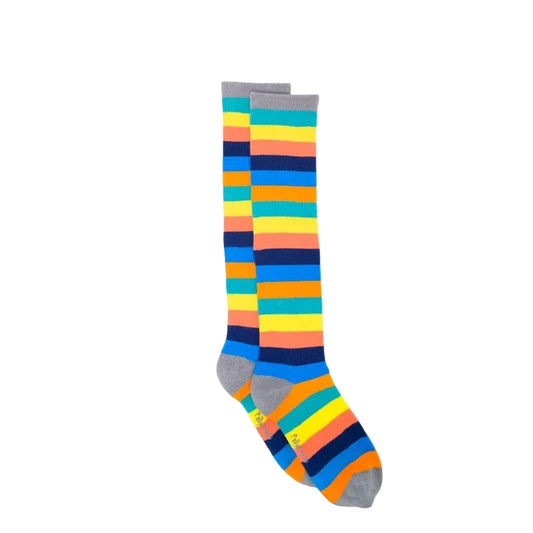 Bamboo Rainbow Stripe Knee High Socks