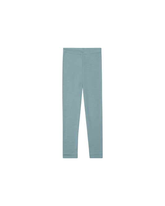 Engel Kids Merino Wool & Silk Leggings Mountain Blue