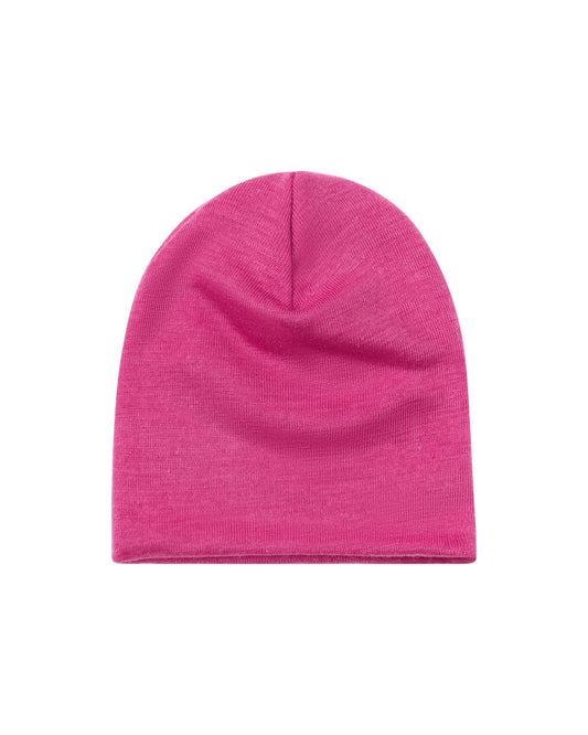 Engel Merino Wool & Silk Beanie Raspberry