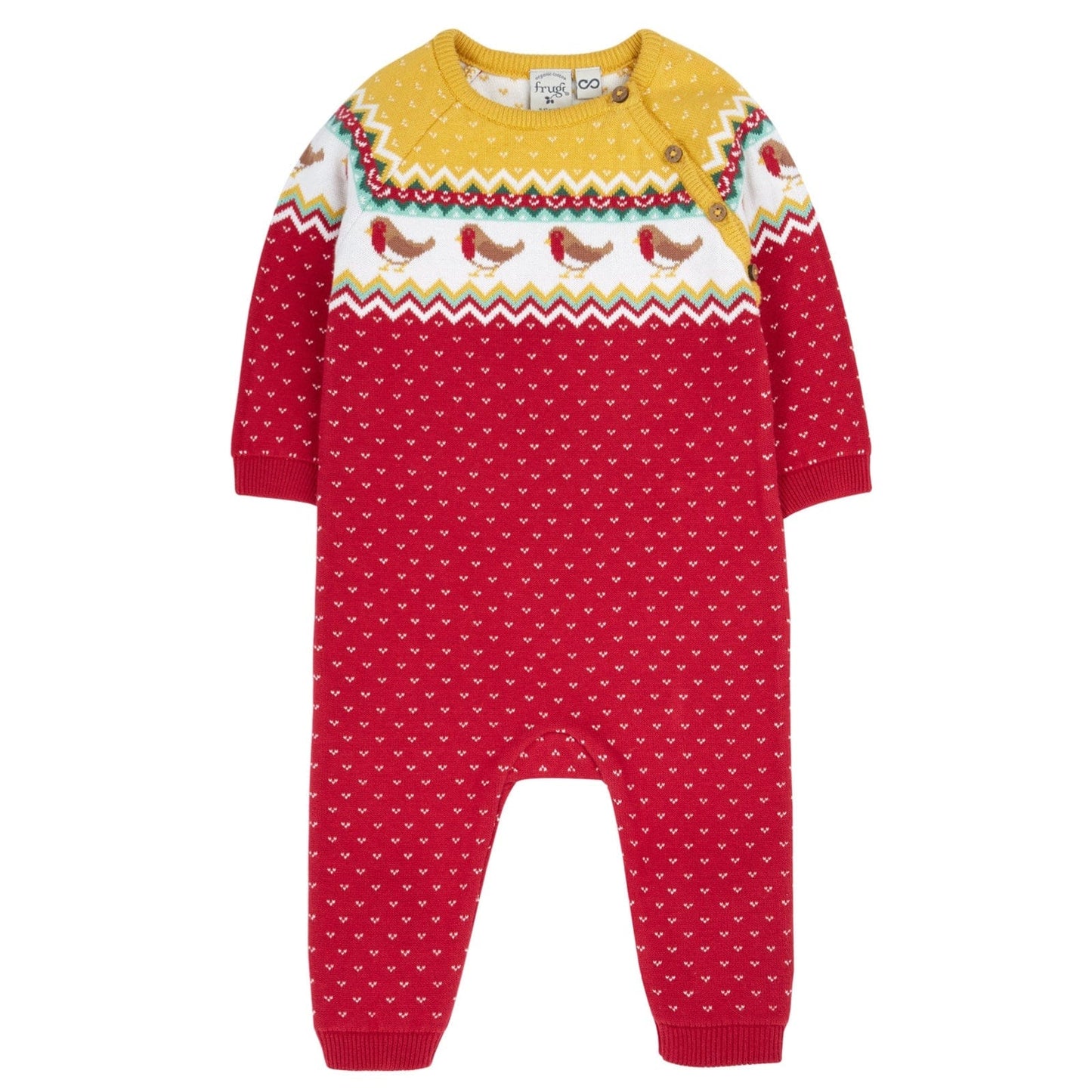 Lumi Knitted Romper Festive Fair