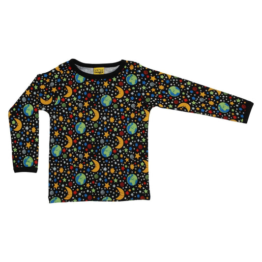 Mini Mother Earth Long Sleeve Shirt Black [only 7-8 & 8-9 Years left]