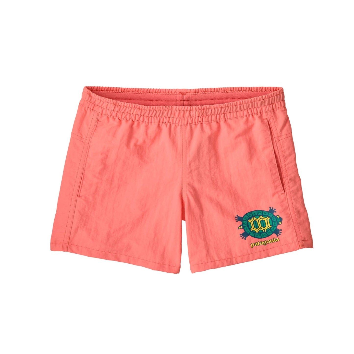 Kids' Baggies™ Shorts 4" - Unlined  Island Turtle: Pickled Pink