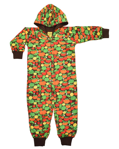 DUNS Hooded Suit Tomatoes Dark Brown