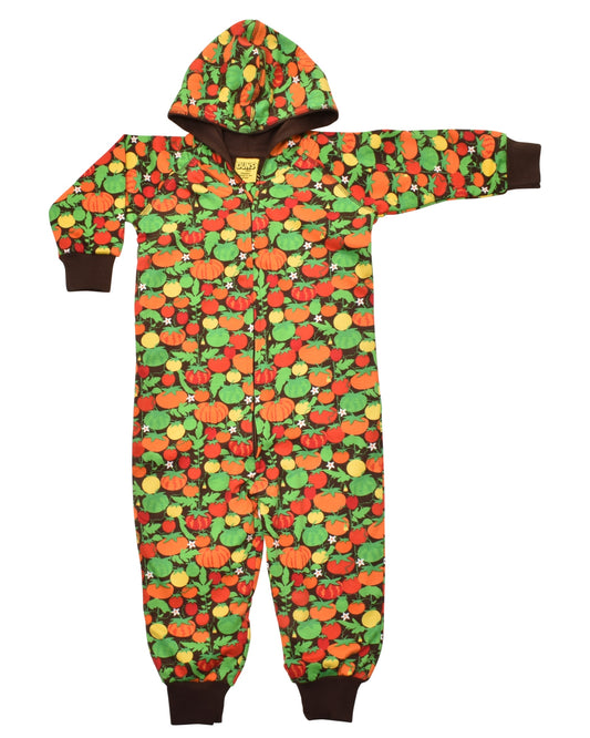 DUNS Hooded Suit Tomatoes Dark Brown