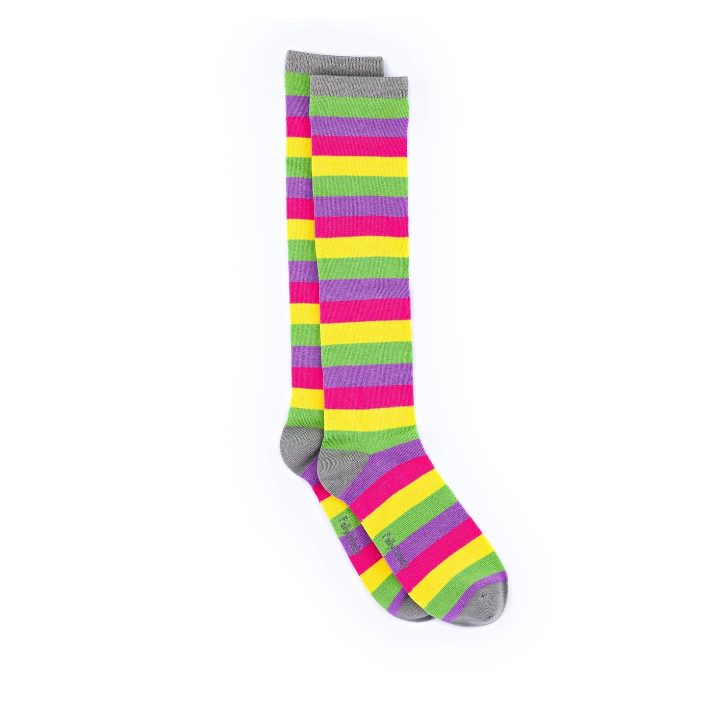 [Adult] Candy Stripes Bamboo Knee High Socks