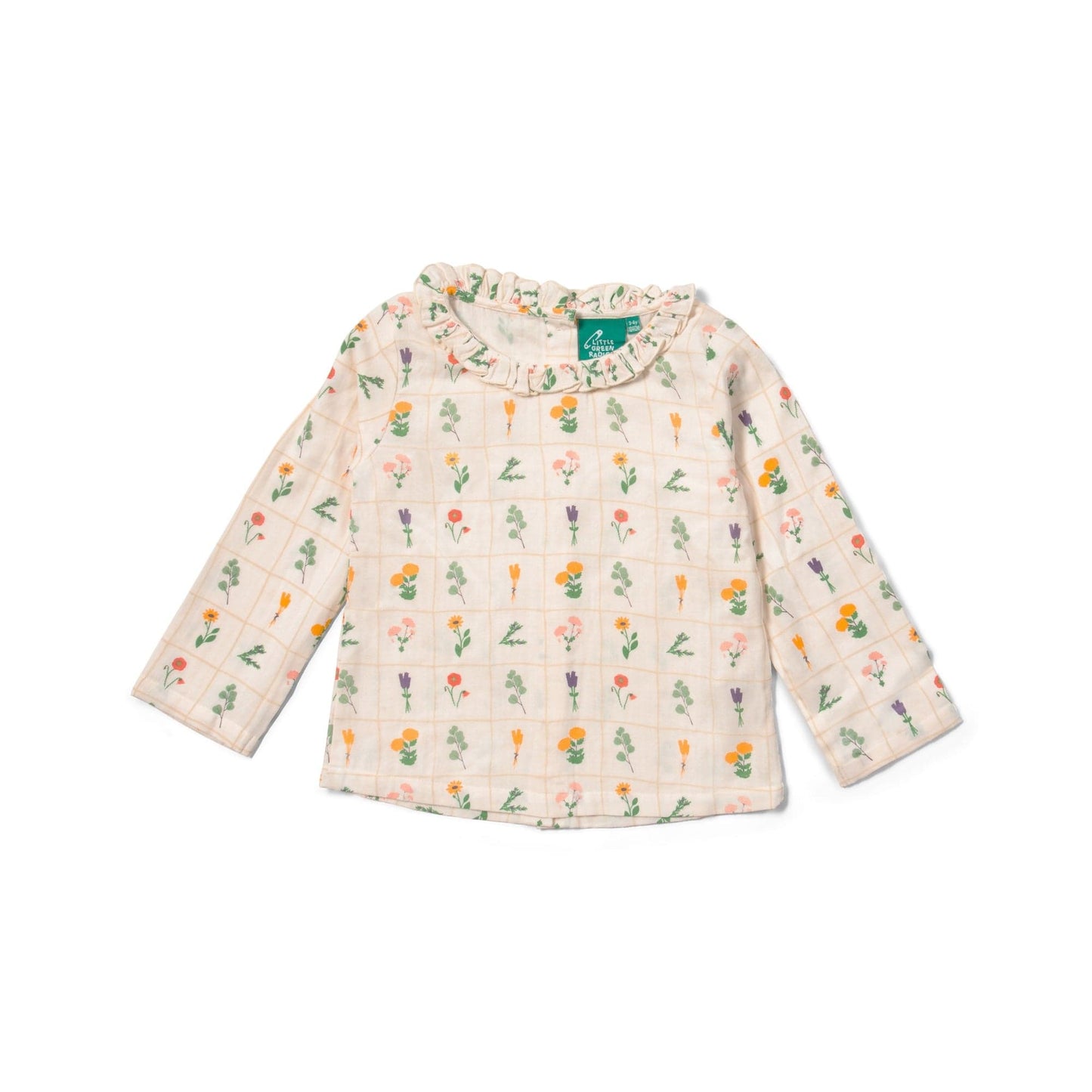 Botanical Collar Classic Blouse