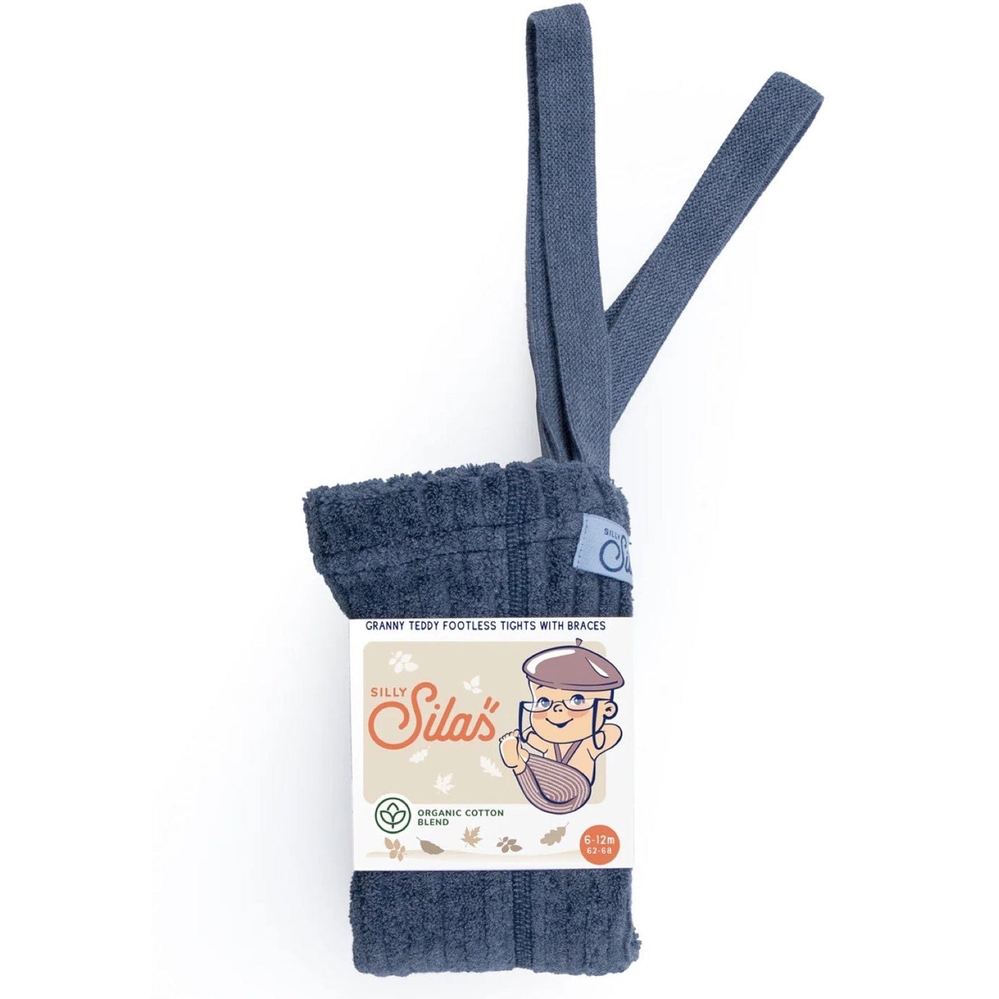 Granny Teddy Steel Blue Footless