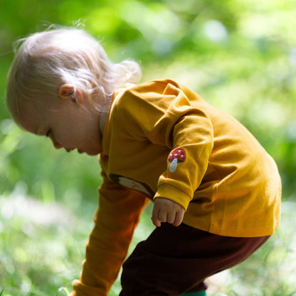 Brown Owl Appliqué Long Sleeve T-Shirt