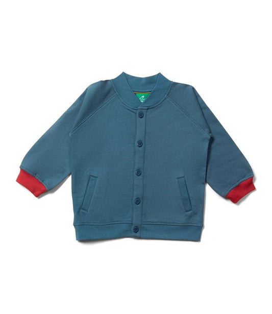 Mallard Blue Button Sweat Jacket