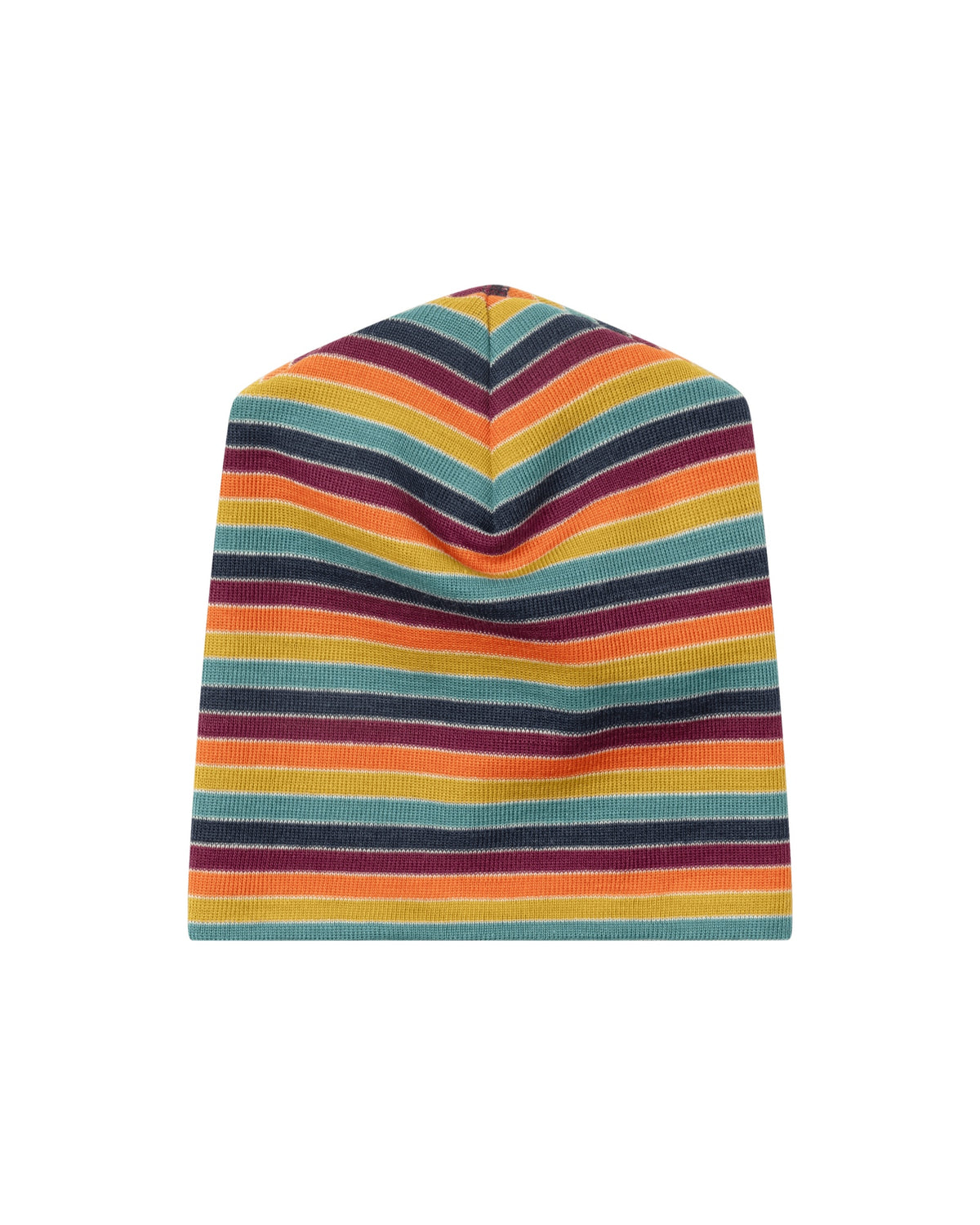 Engel Merino Wool & Silk Beanie Multi Rainbow