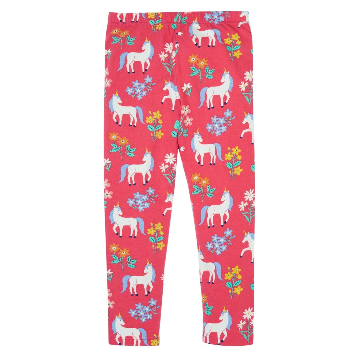 Libby Printed Leggings Rose Unicorn Floral