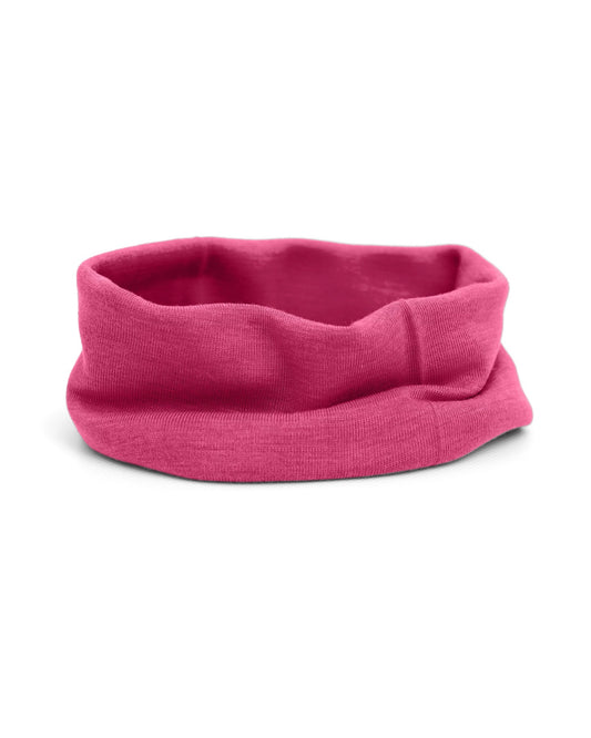 Engel Natur Organic Wool & Silk Loop Scarf Raspberry