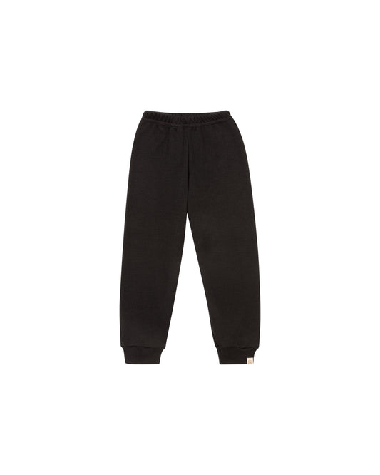 Engel Merino Wool & Silk Joggers Black