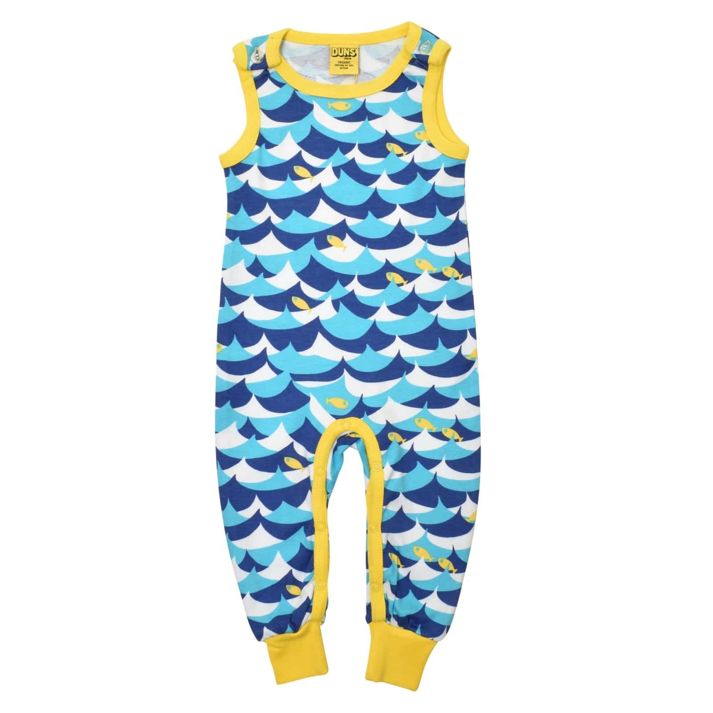 DUNS Wave And Fish Dungarees Blue