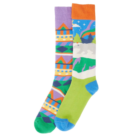 Brilliant Boot Socks 2 Pack Winter Multipack