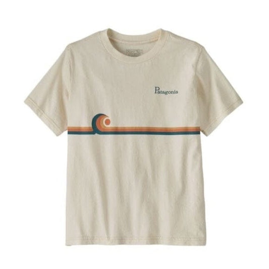 Kids' Graphic T-Shirt Swelldrifter Stripe: Undyed Natural
