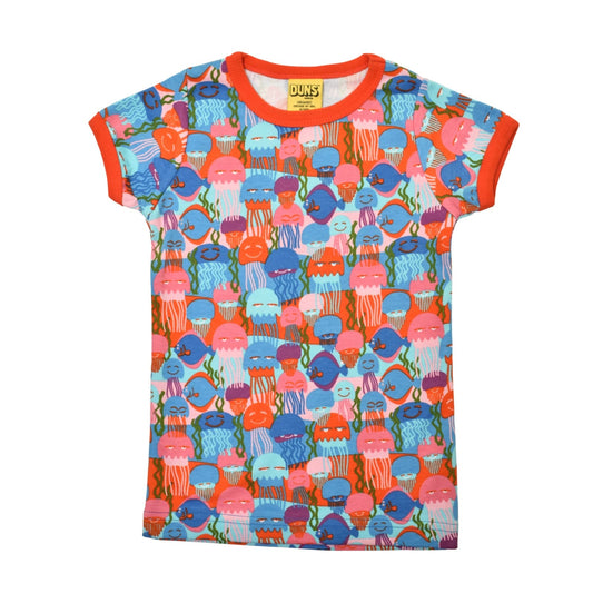 DUNS Jellyfish Short Sleeve Shirt Blue