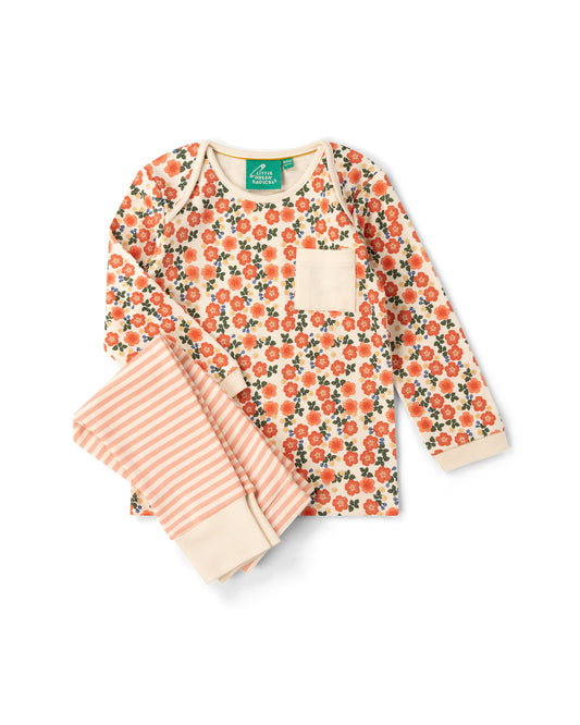Little Green Radicals Petals Organic T-Shirt & Jogger Playset