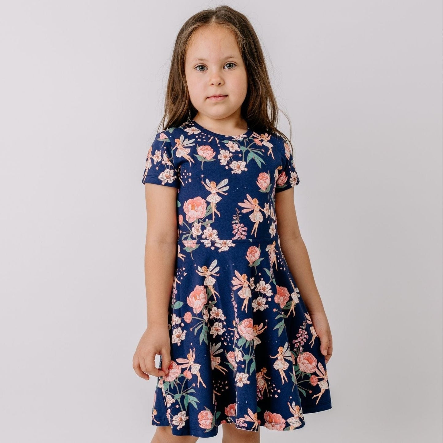 Walkiddy Fairies And Flowers Flared Dress