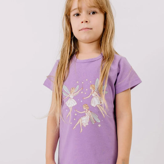 Fairies And Flowers Short Sleeved Shirt