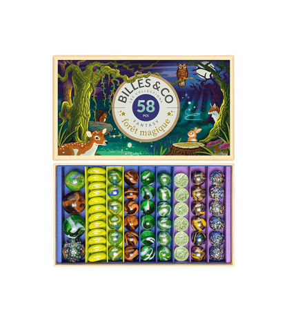 Magic Forest Marbles Box - 58 Pack