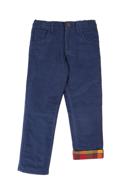 Frugi callum corduroy pants with lining.