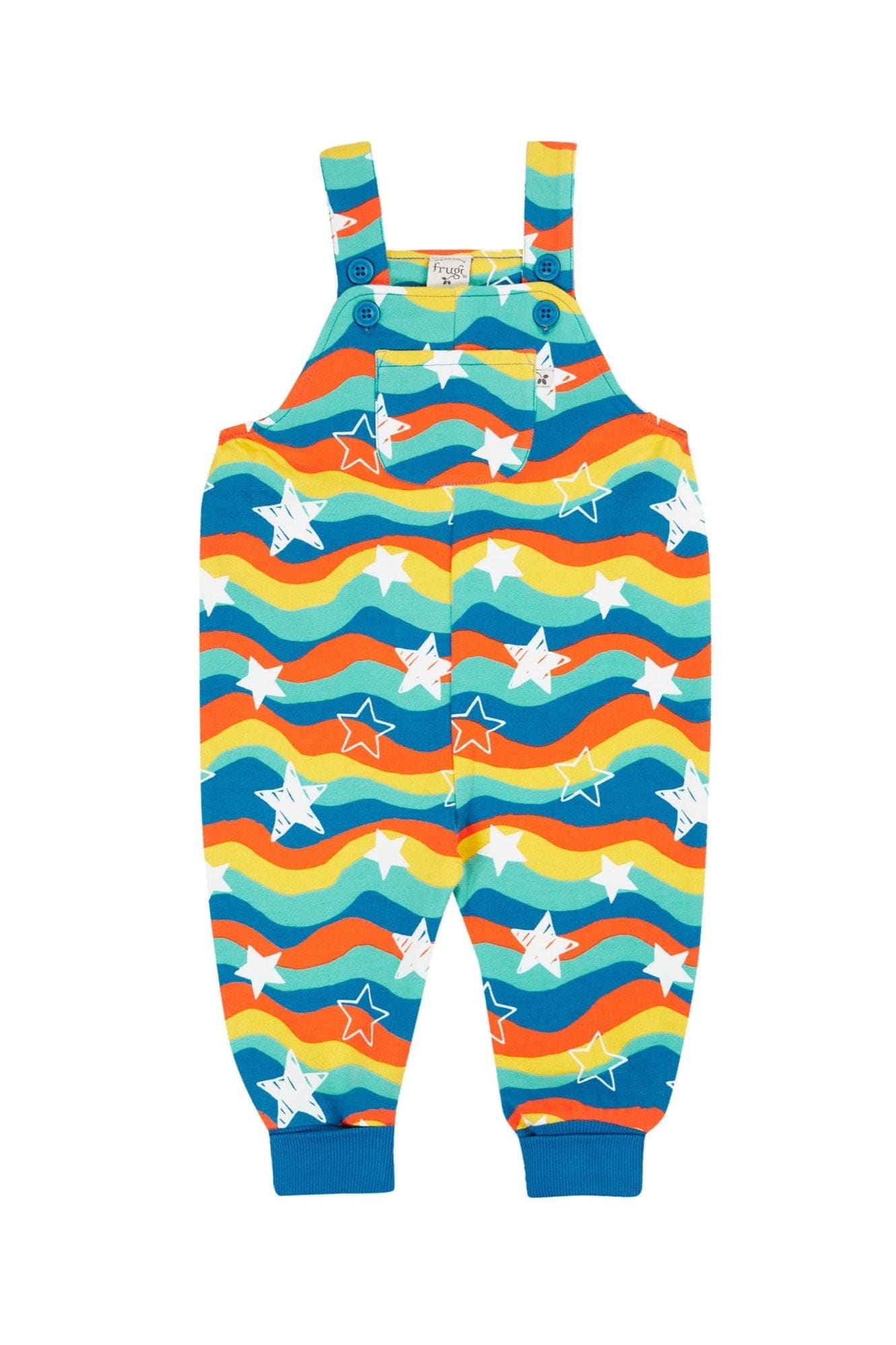 Cosy Parsnip Dungaree Wavy Stars