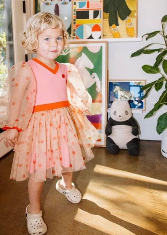 Mini Rodini Dotted Tulle Dress