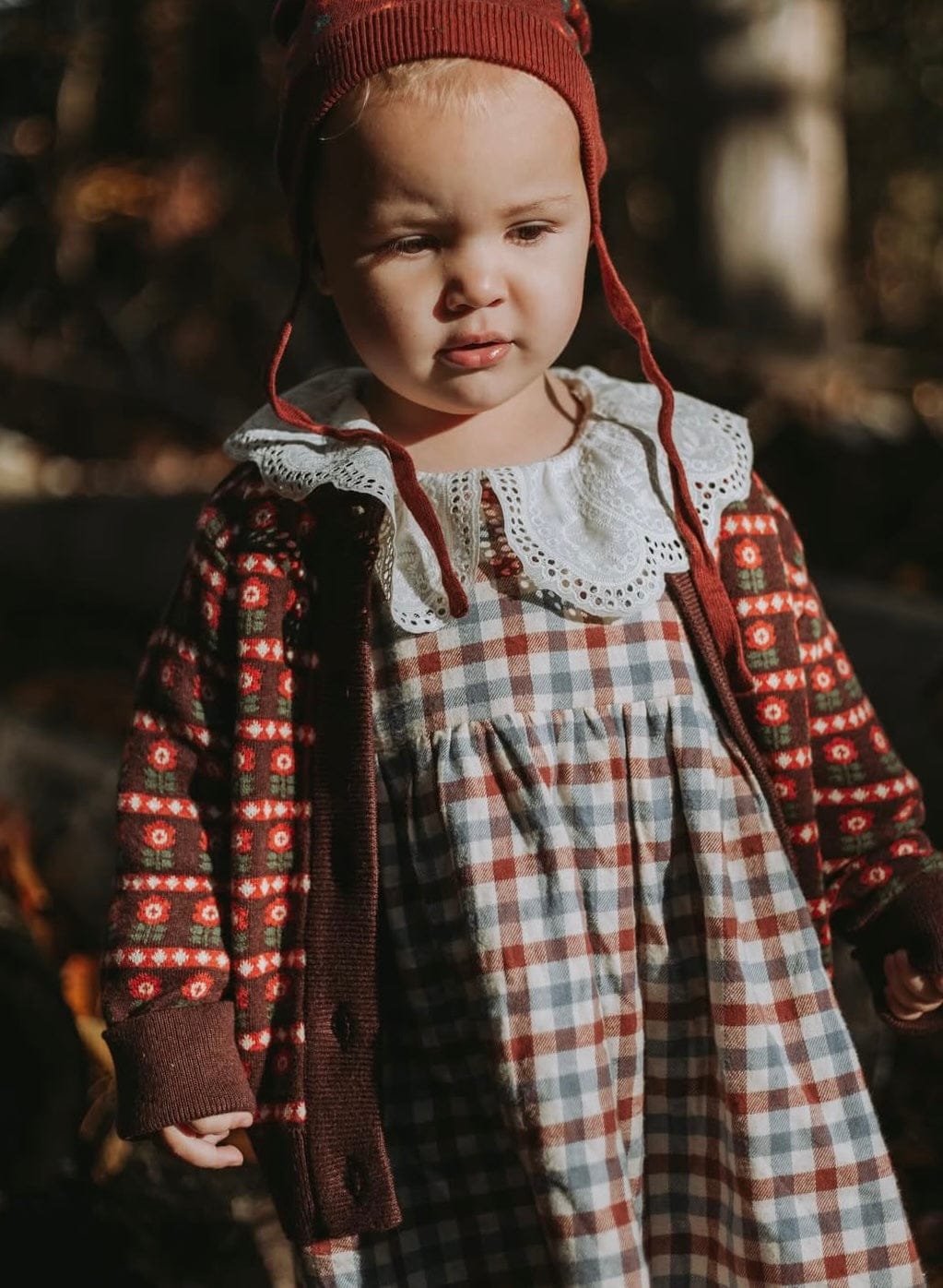 Collecting Flowers Knitted Cardigan
