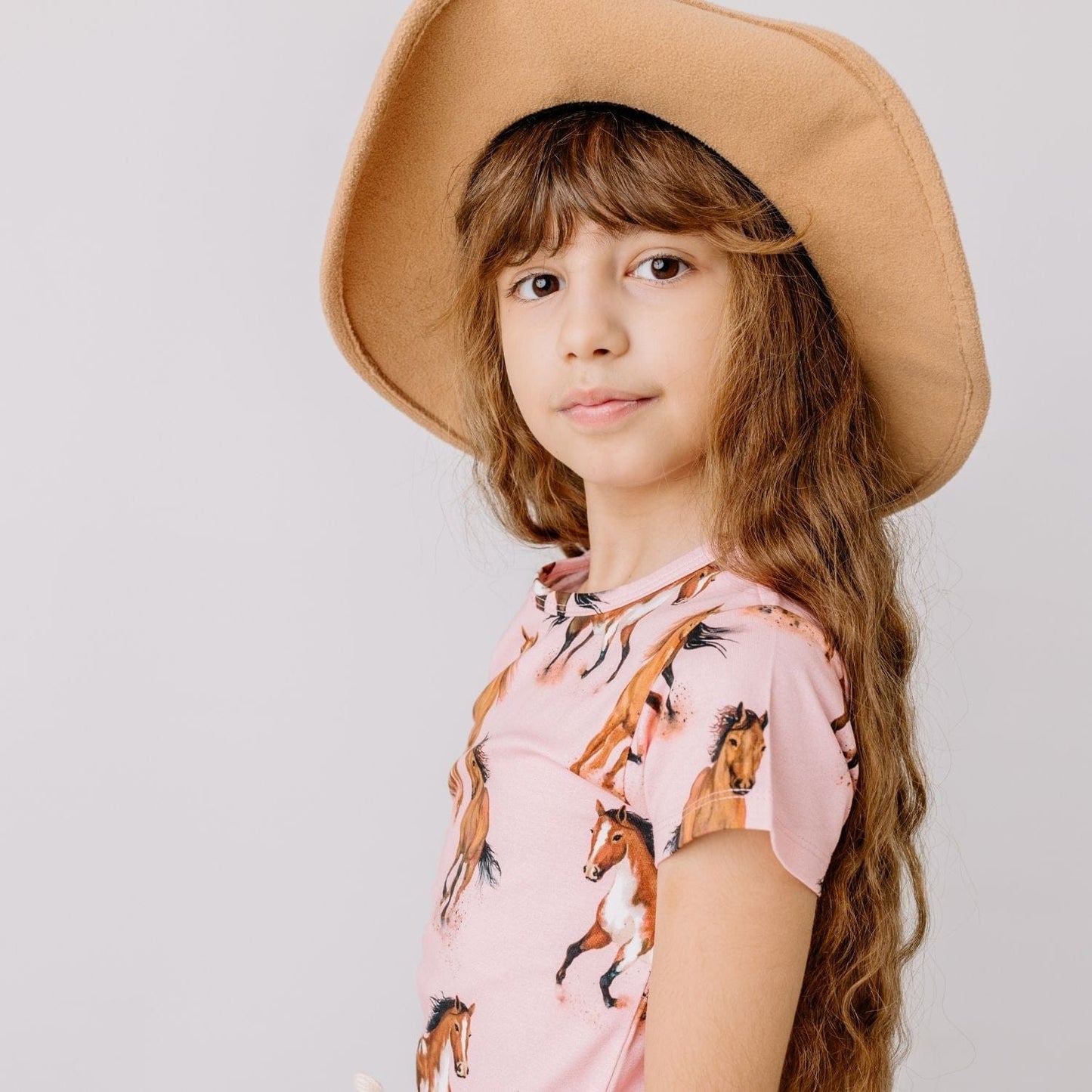 Walkiddy Graceful Horses Short Sleeve Shirt