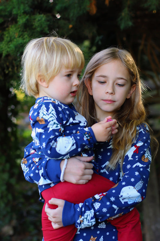 Villervalla Pyjamas Winter Animals Pacific