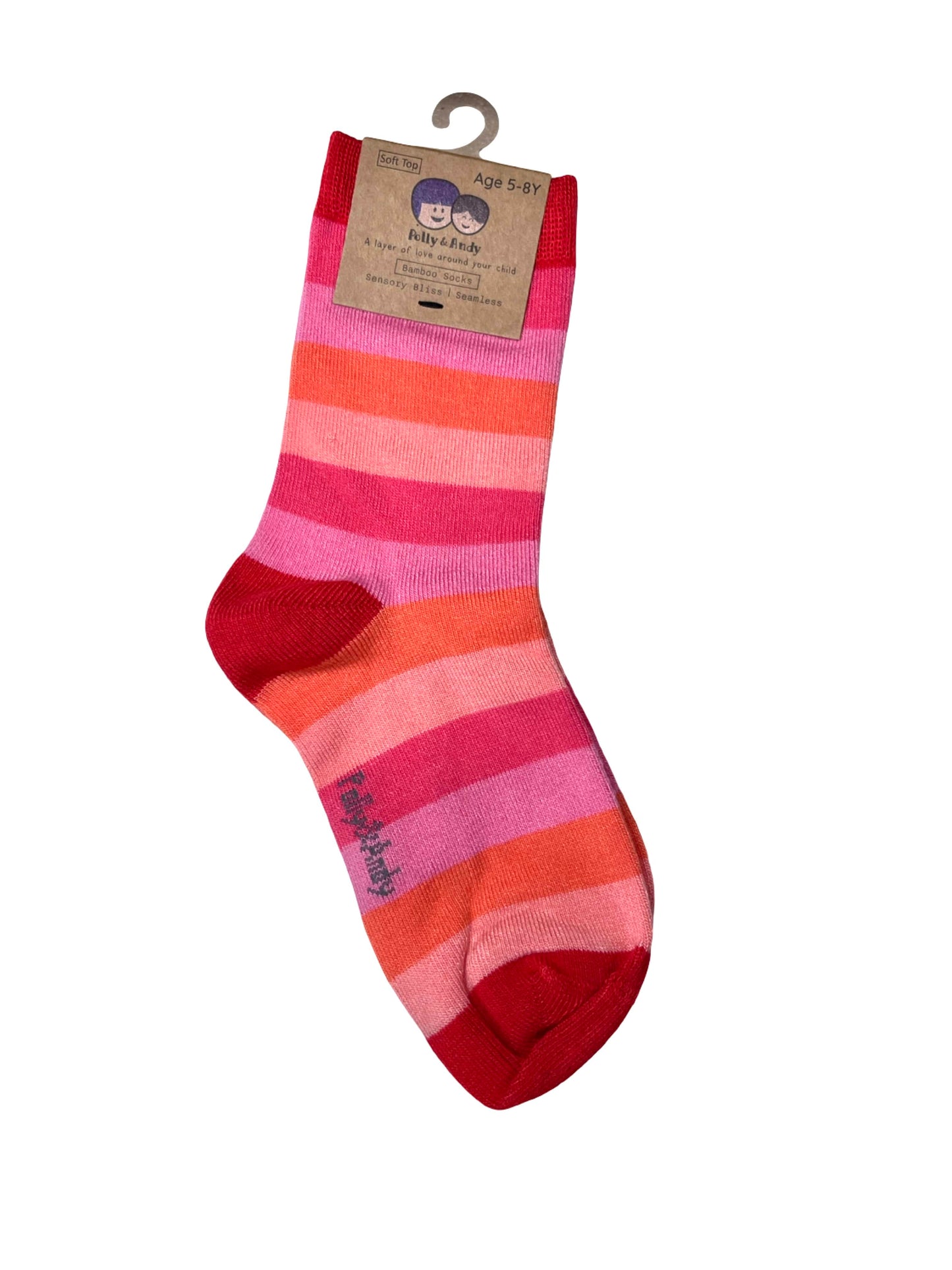 Bamboo Sunset Stripe Sock
