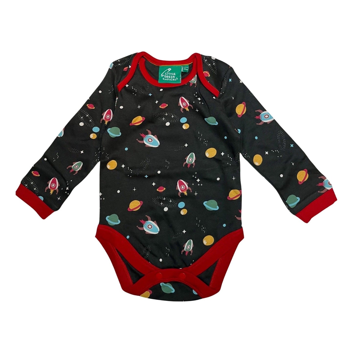 Outer Space Organic Baby Bodysuit Set - 2 Pack [only 6-9 Months left]