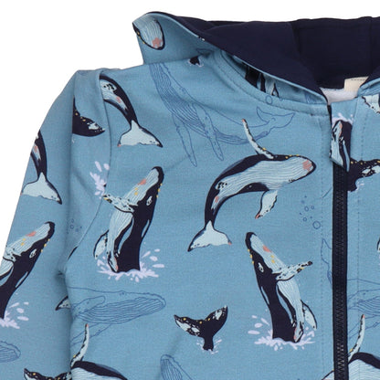 Jumping Whales Hoodie