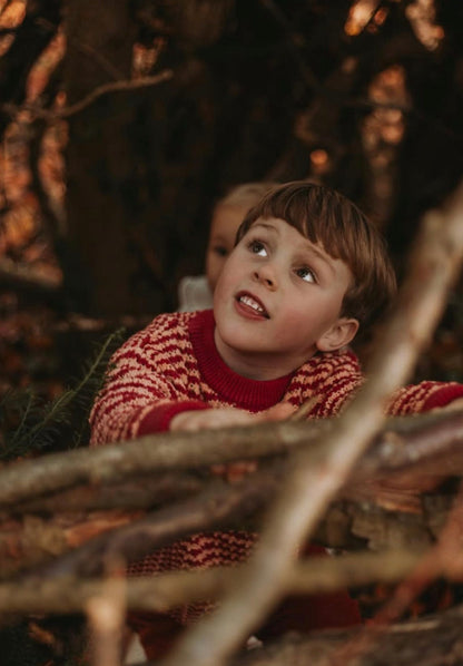 Juniper Striped Snuggly Knitted Jumper
