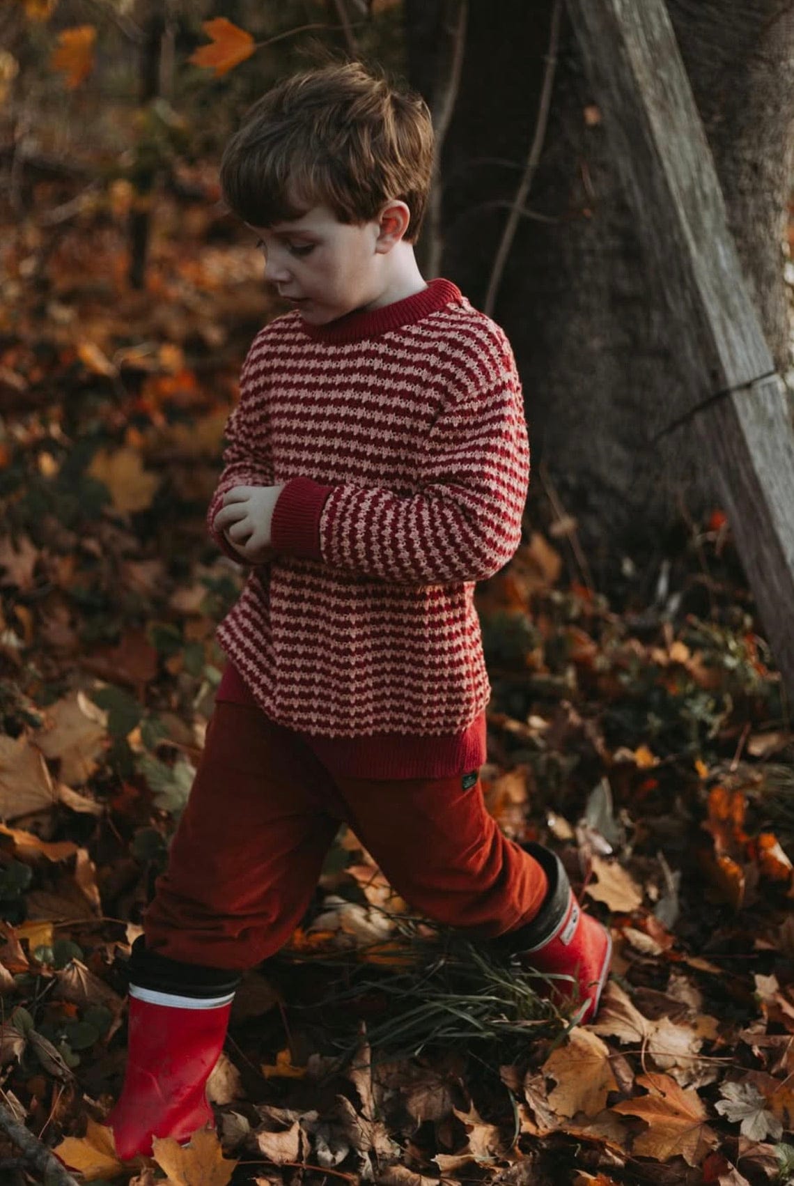 Juniper Striped Snuggly Knitted Jumper