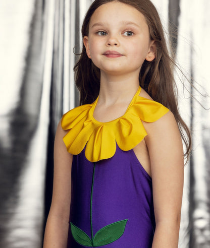 Flower Halterneck Swimsuit