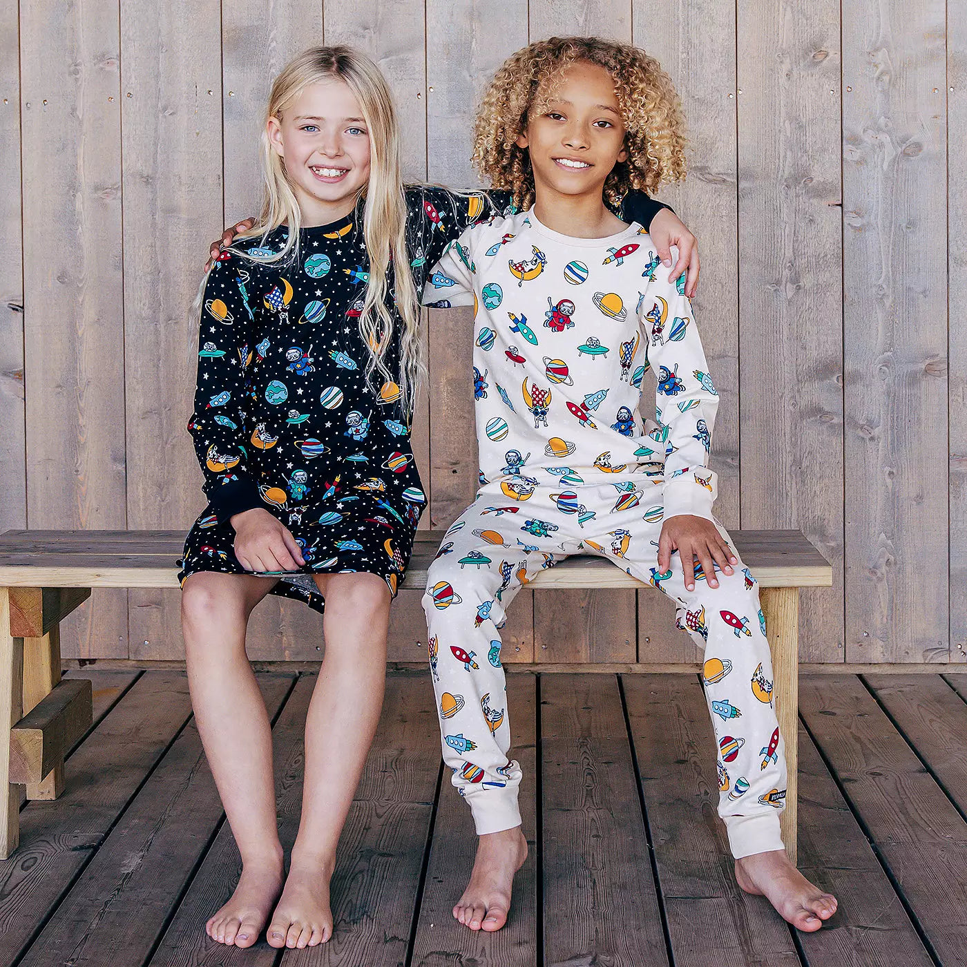 Villervalla Space Pyjama Light Beige
