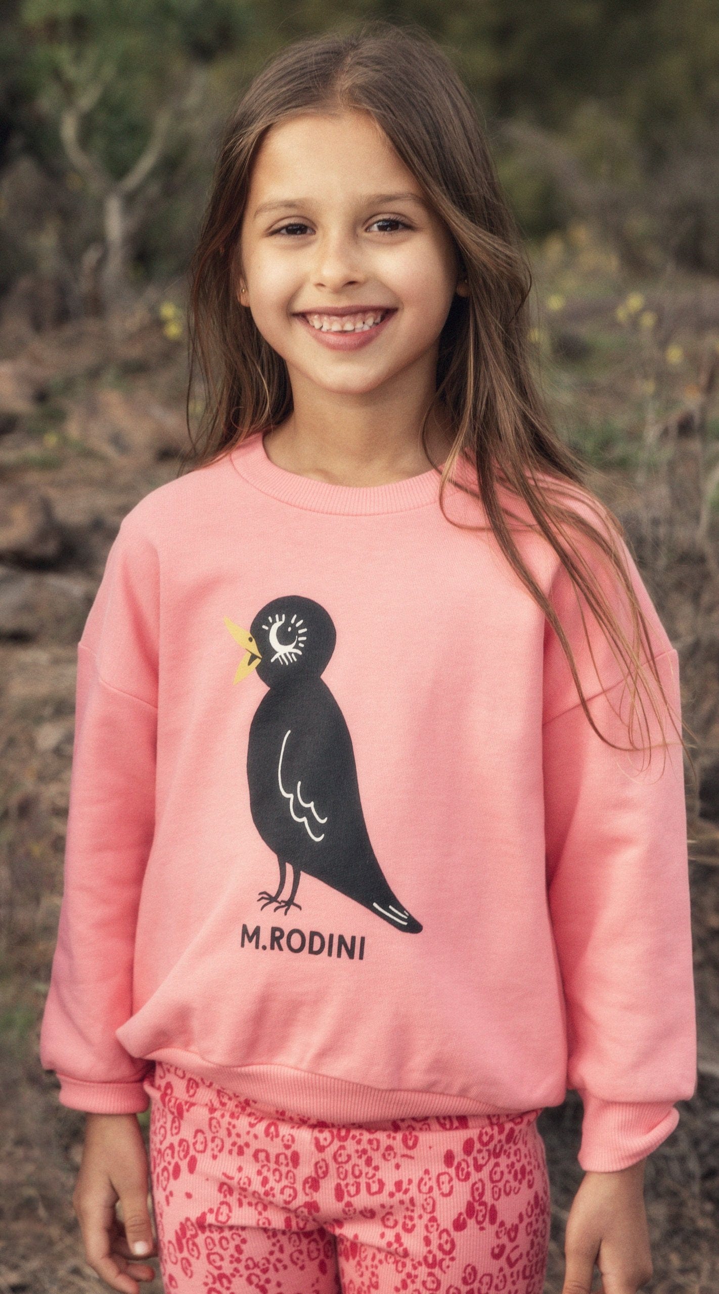 Blackbird Sweatshirt Pink