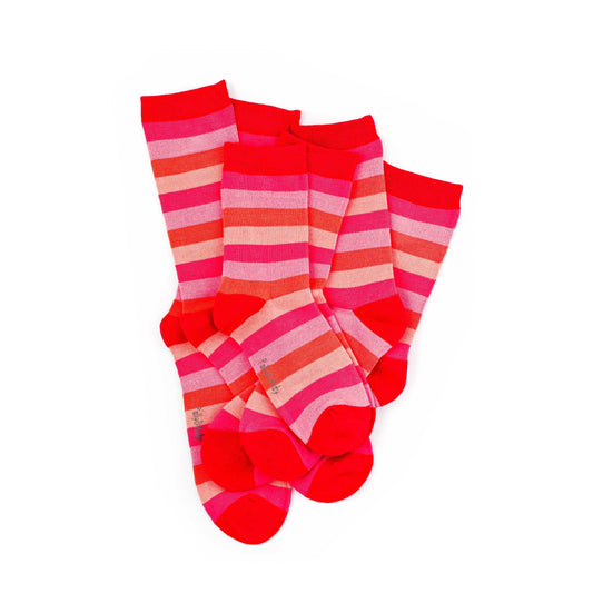 Bamboo Sunset Stripe Sock