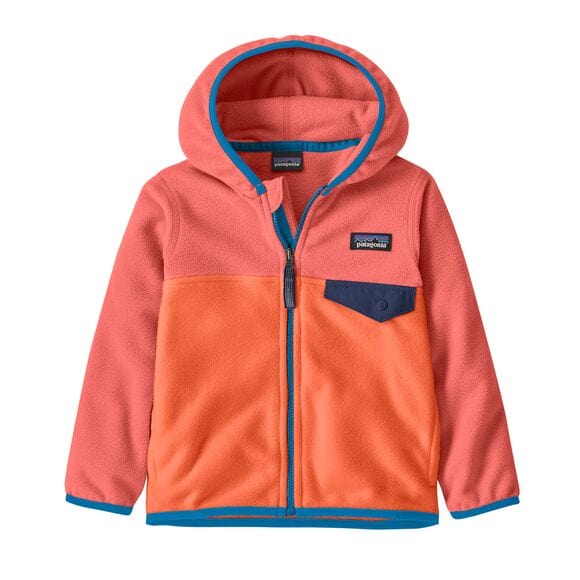 Baby Micro D® Snap-T® Fleece Jacket  Orange Peel