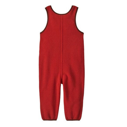Baby Synchilla® Fleece Overalls Amanita Red