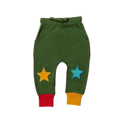 Woodland Green Knee Patch Star Joggers [only 18-24 Months]