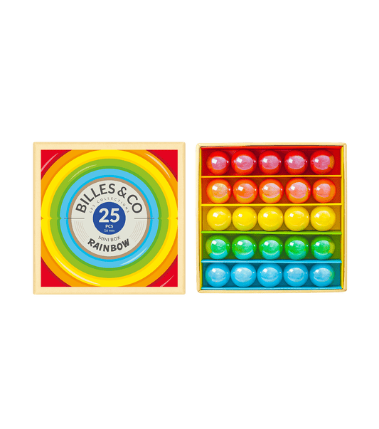 Rainbow Marbles Mini Box - 25 Pack